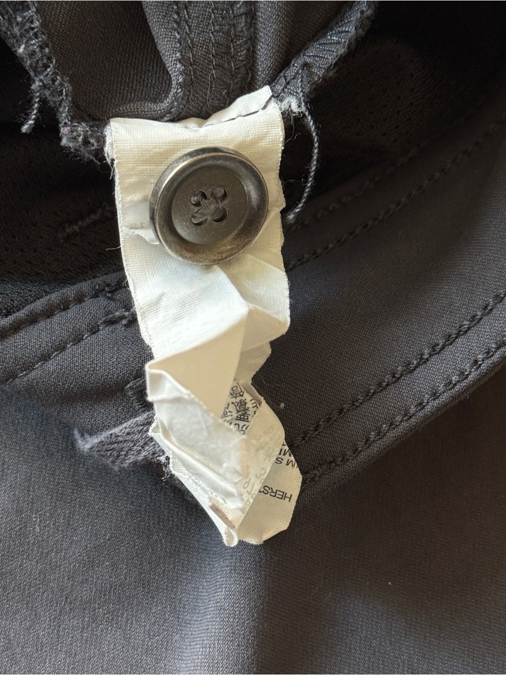 Prana Halle Straight Stretch Dark Grey Women Sz 10 Hiking Travel Comfort Roll Up - Picture 8 of 9